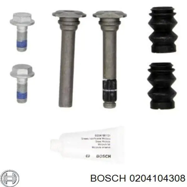 Kit de reparação de suporte do freio dianteiro Bosch 0204104308 preço, a partir de 32,84 USD