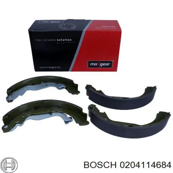 Sapatas do freio traseiras de tambor K68076 Brembo