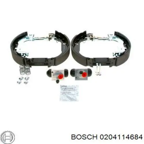 Sapatas do freio traseiras de tambor Brembo K68076