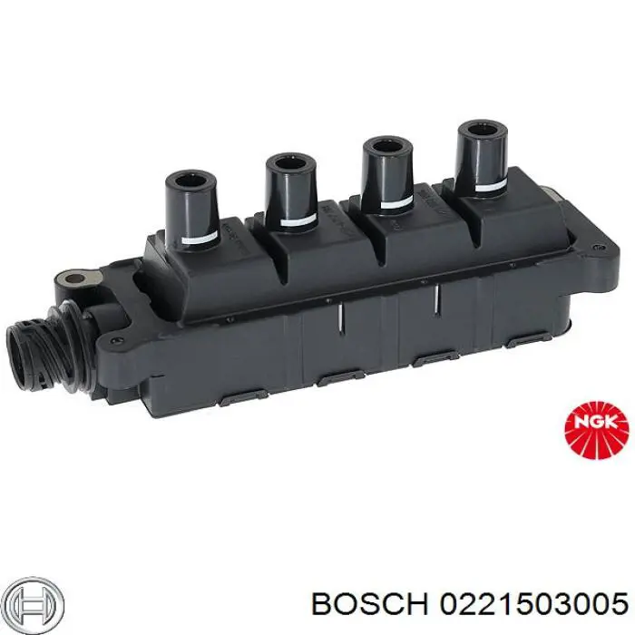 0221503005 Bosch Bobina de ignição