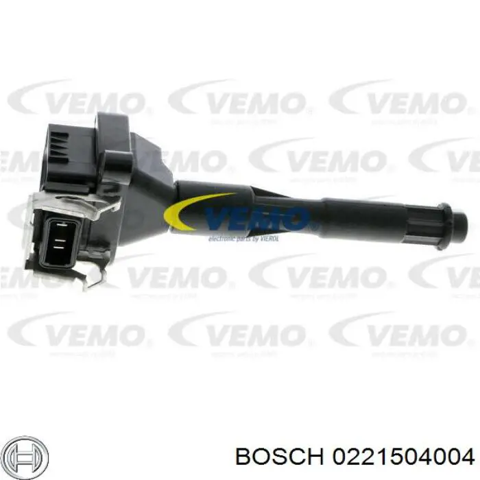 Compre 0221504004 Bosch Bobina de ignição