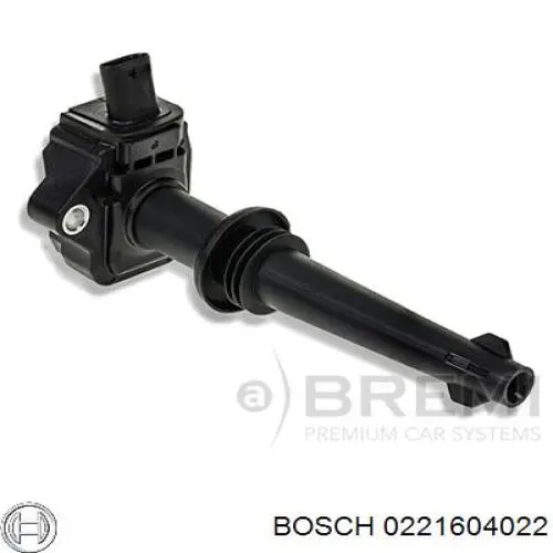 Bobina de ignição 221604022 Bosch