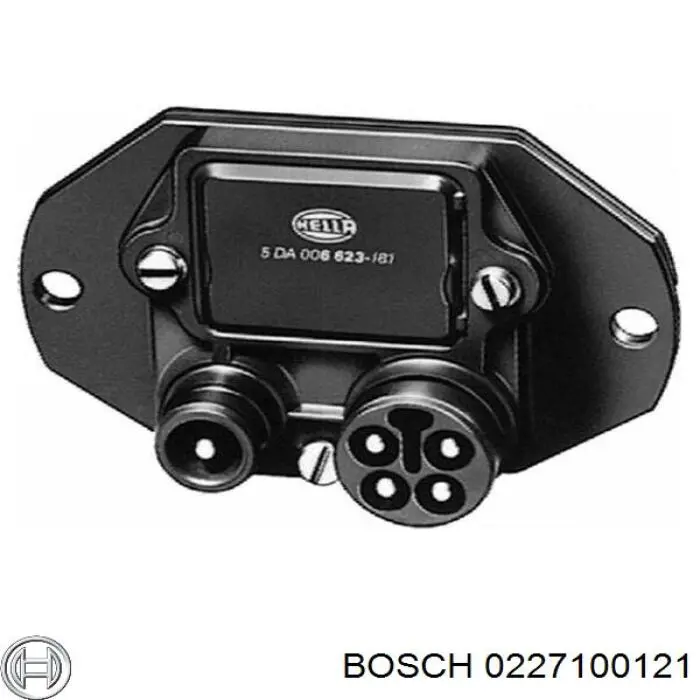 Compre 0227100121 Bosch Módulo de ignição (comutador)