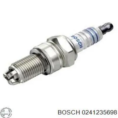 Vela de ignição 0241235698 Bosch