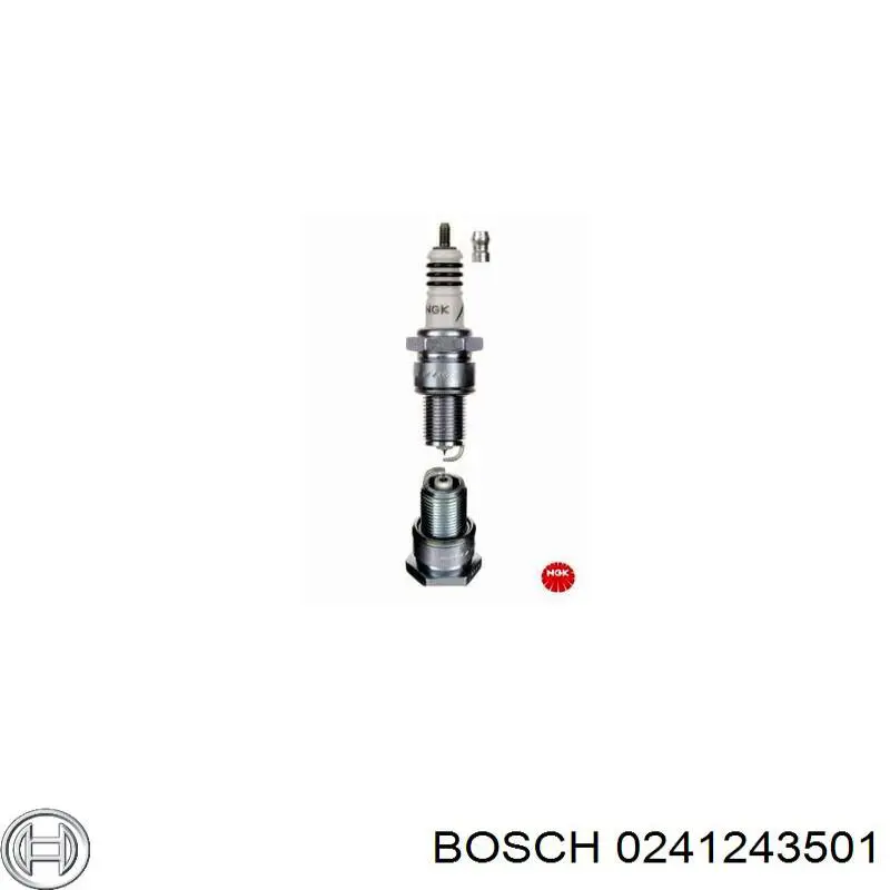 0241243501 Bosch Vela de ignição