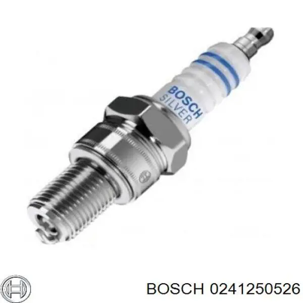 0241250526 Bosch Vela de ignição