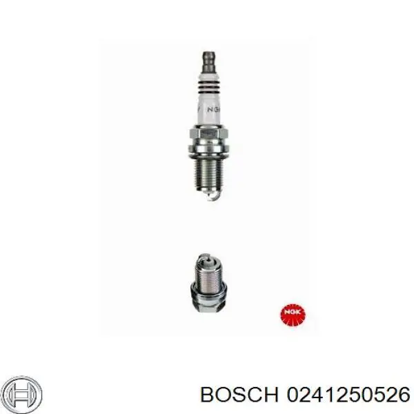 Vela de ignição Bosch 0241250526 preço, a partir de 11,87 USD