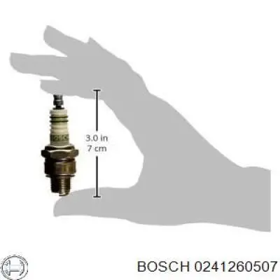 Vela de ignição 0241260507 Bosch