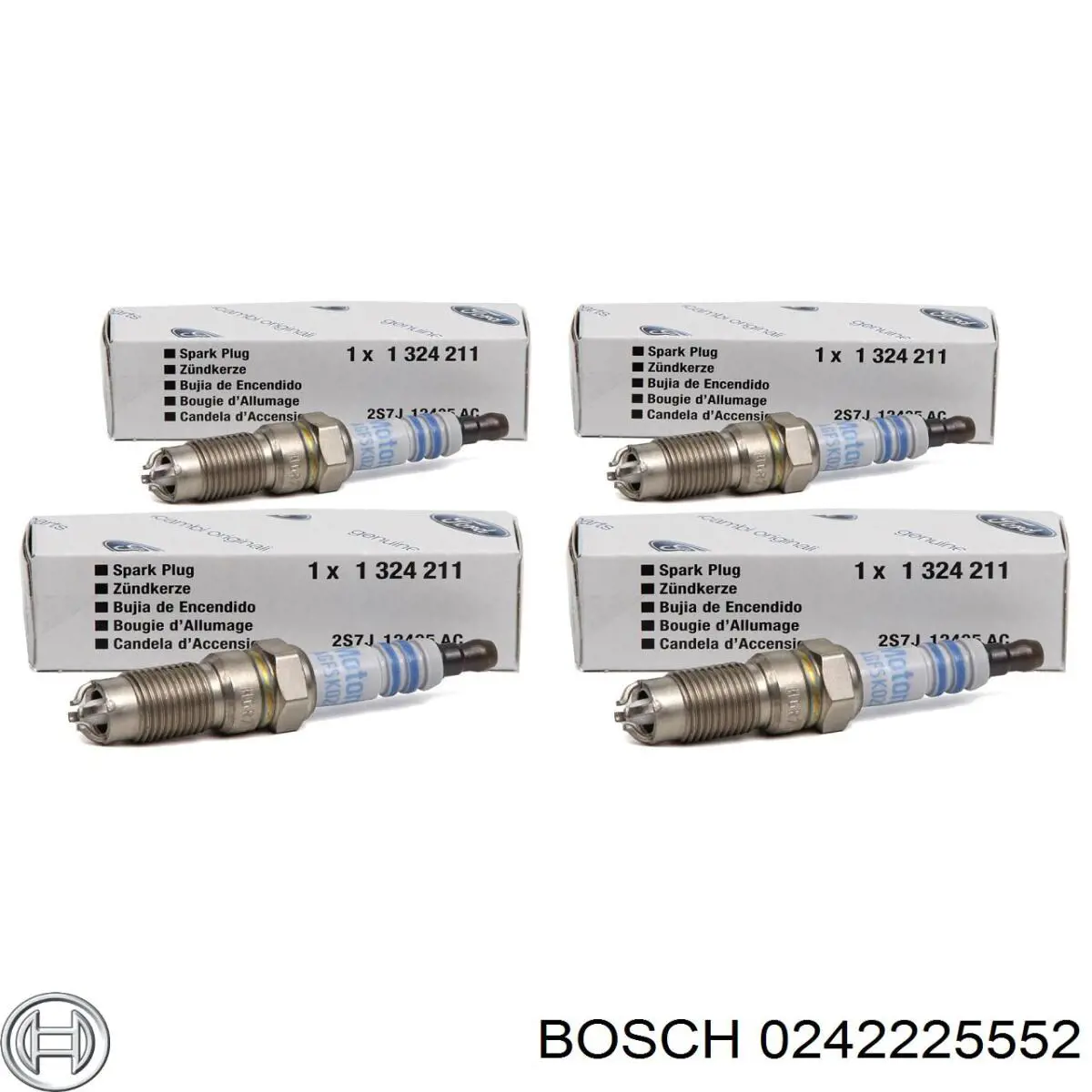 Vela de ignição 0242225552 Bosch