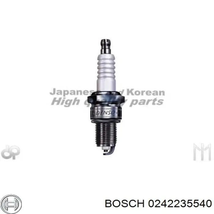 Vela de ignição Bosch 0242235540 preço, a partir de 5,49 USD