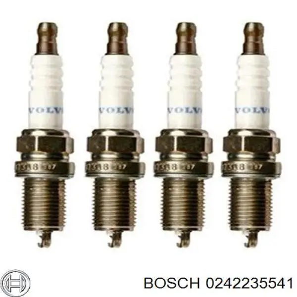 Compre 0242235541 Bosch Vela de ignição