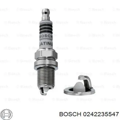 Vela de ignição Bosch 0242235547 preço, a partir de 3,28 USD