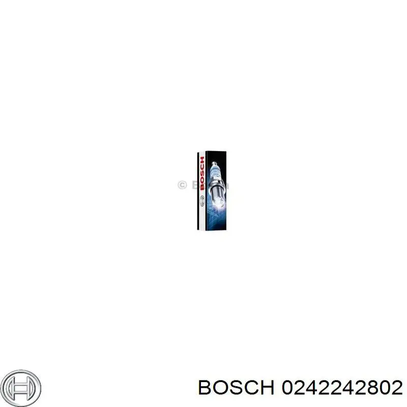 Vela de ignição Bosch 0242242802