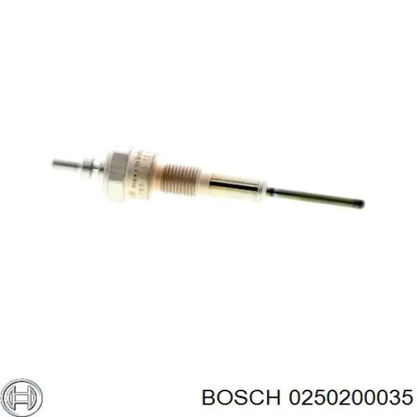 Vela de incandescência Bosch 0250200035 preço, a partir de 30,10 USD