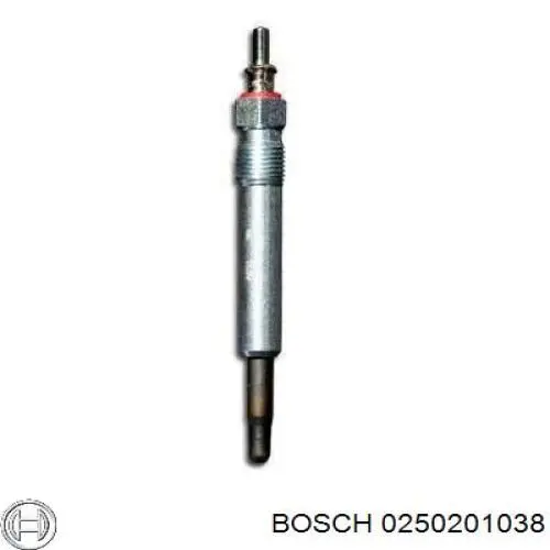 Vela de incandescência Bosch 0250201038 preço, a partir de 19,21 USD