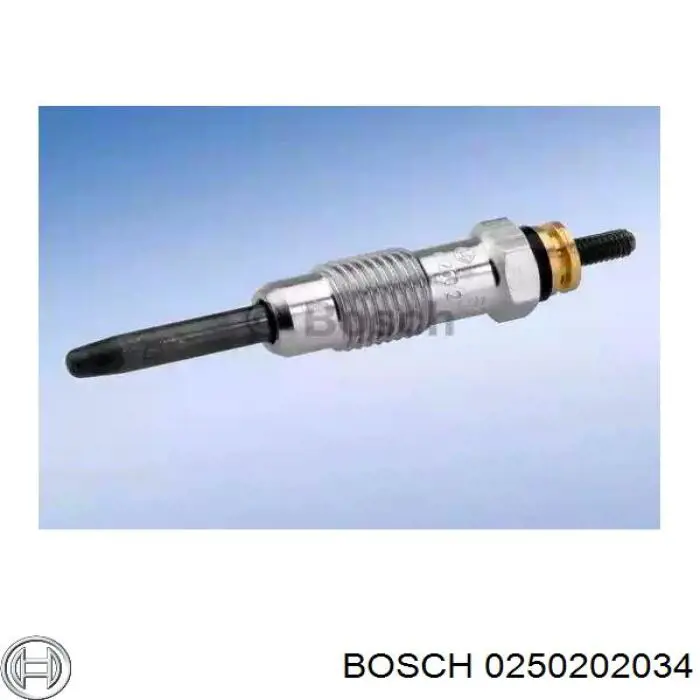 0250202034 Bosch Vela de incandescência
