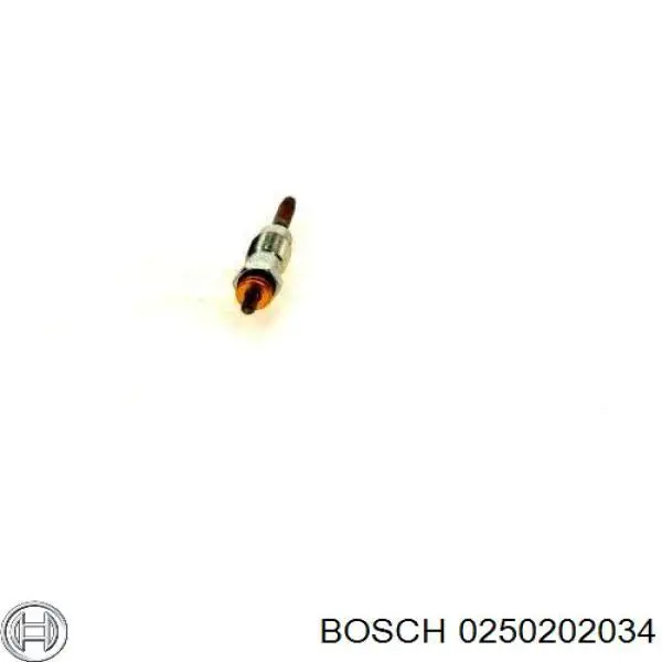 Vela de incandescência Bosch 0250202034 preço, a partir de 15,54 USD