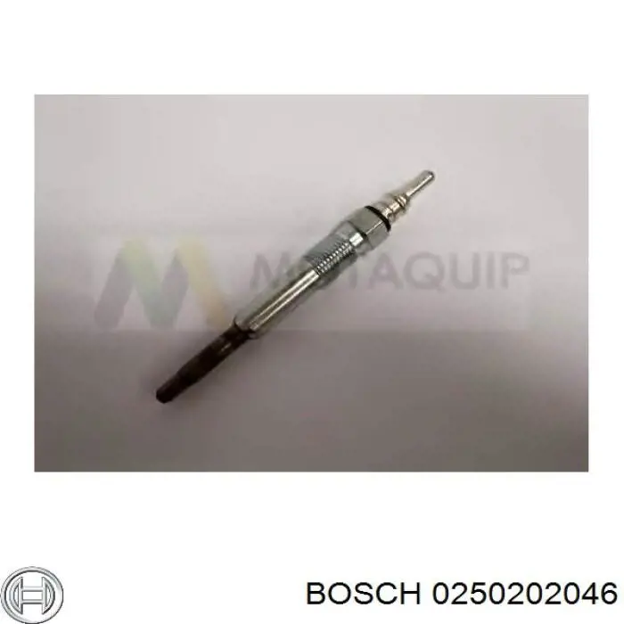 Vela de incandescência 0250202046 Bosch