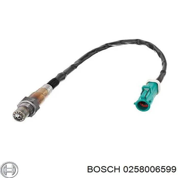 Compre 0258006599 Bosch Sonda lambda, sensor de oxigênio depois de catalisador