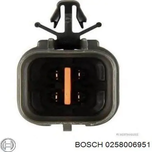 Sonda lambda, sensor de oxigênio 0258006951 Bosch
