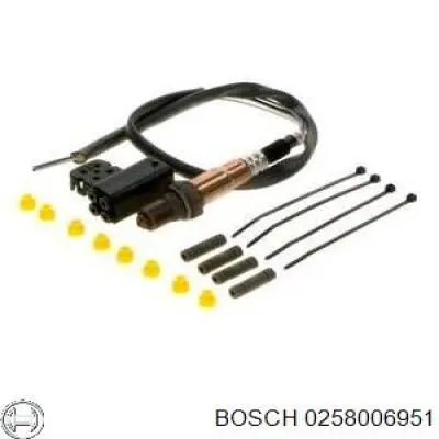 0258006951 Bosch Sonda lambda, sensor de oxigênio