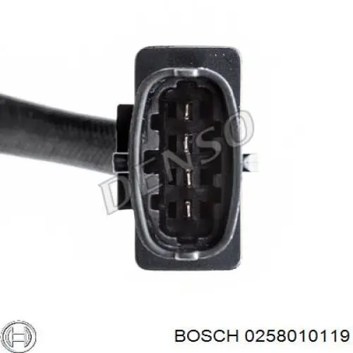 0258010119 Bosch Sonda lambda, sensor de oxigênio depois de catalisador