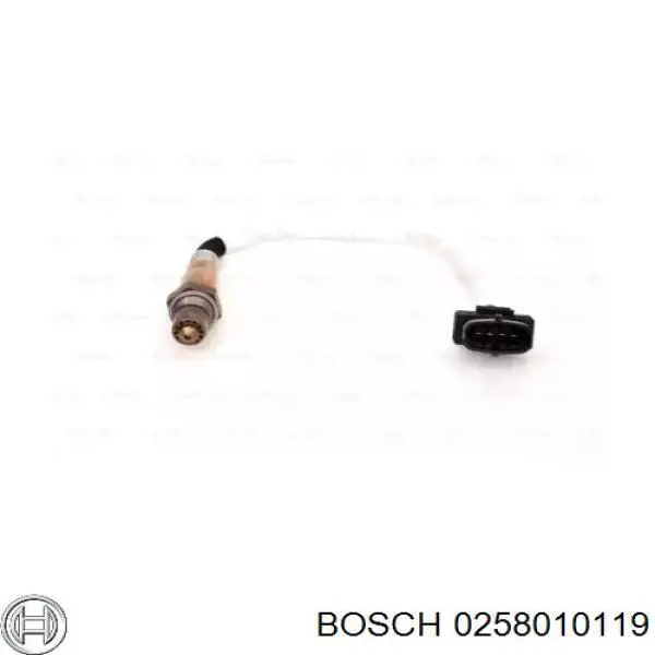 Sonda lambda, sensor de oxigênio depois de catalisador Bosch 0258010119 preço, a partir de 67,26 USD