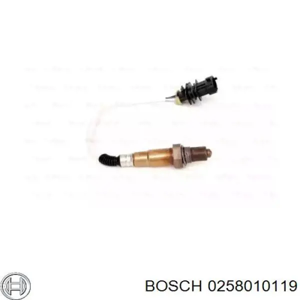 Compre 0258010119 Bosch Sonda lambda, sensor de oxigênio depois de catalisador