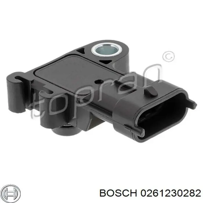 Sensor de pressão no coletor de admissão, MAP 0261230282 Bosch
