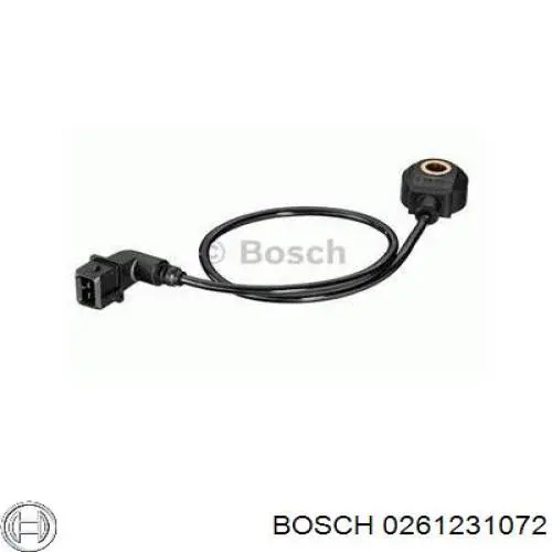 Sensor de detonação 261231072 Bosch