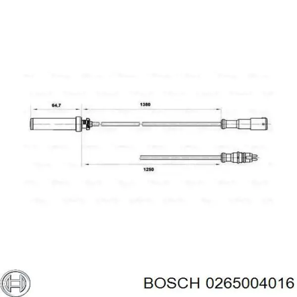 Compre A0015454618 Mercedes Sensor ABS traseiro direito