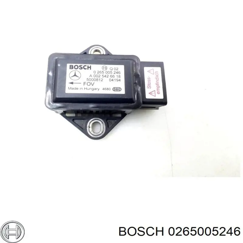 0265005246 Bosch Sensor de aceleração transversal (ESP)
