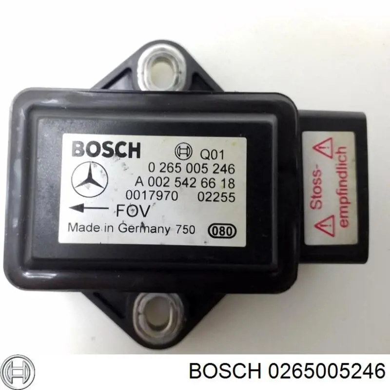 Compre 0265005246 Bosch Sensor de aceleração transversal (ESP)