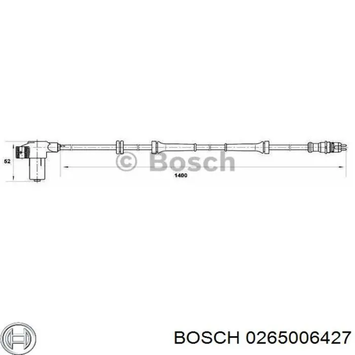 0265006427 Bosch Sensor dianteiro de ABS