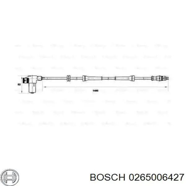 Compre 454570 Peugeot/Citroen Sensor dianteiro de ABS