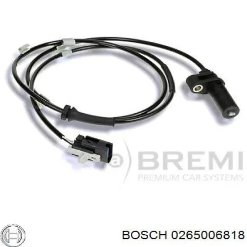 Sensor ABS traseiro esquerdo Bosch 0265006818 preço, a partir de 26,74 USD