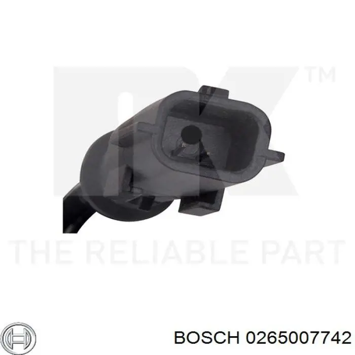 Compre 0265007742 Bosch Sensor dianteiro de ABS