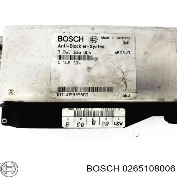 0265108006 Bosch Módulo de direção (Centralina eletrônica) ABS