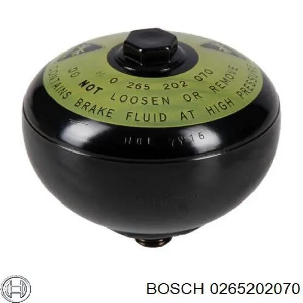 Compre 265202070 Bosch Acumulador hidráulico do freio do sistema