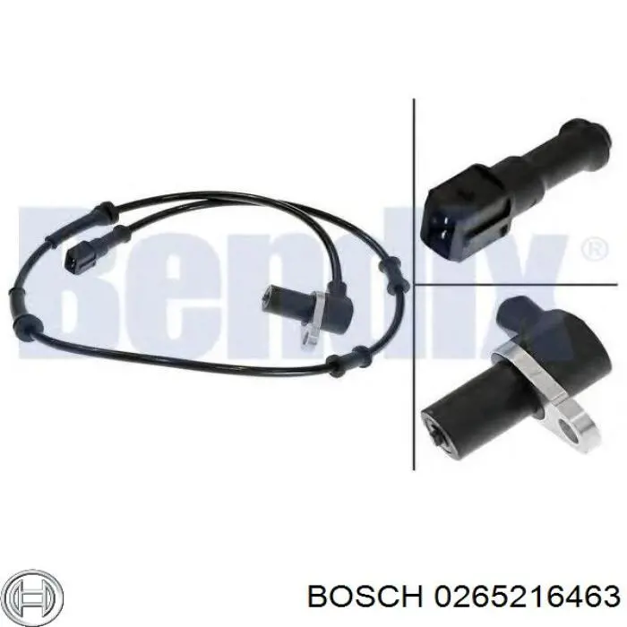 Compre 0265216463 Bosch Unidade hidráulico de controlo ABS