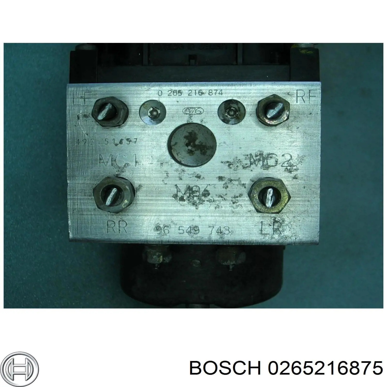 Compre 0265216875 Bosch Unidade hidráulico de controlo ABS