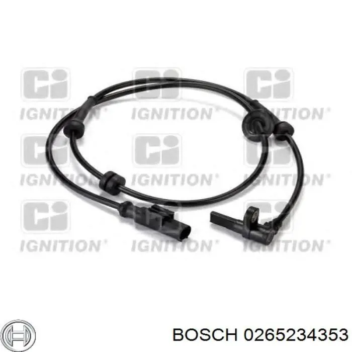 Unidade hidráulico de controlo ABS 0265234353 Bosch