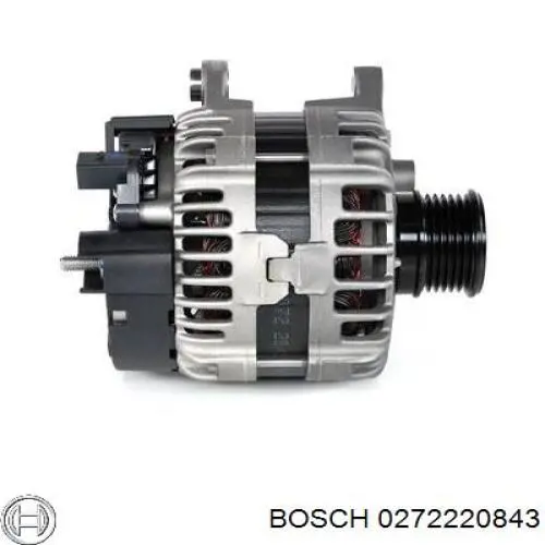 0272220843 Bosch Relê-regulador do gerador (relê de carregamento)