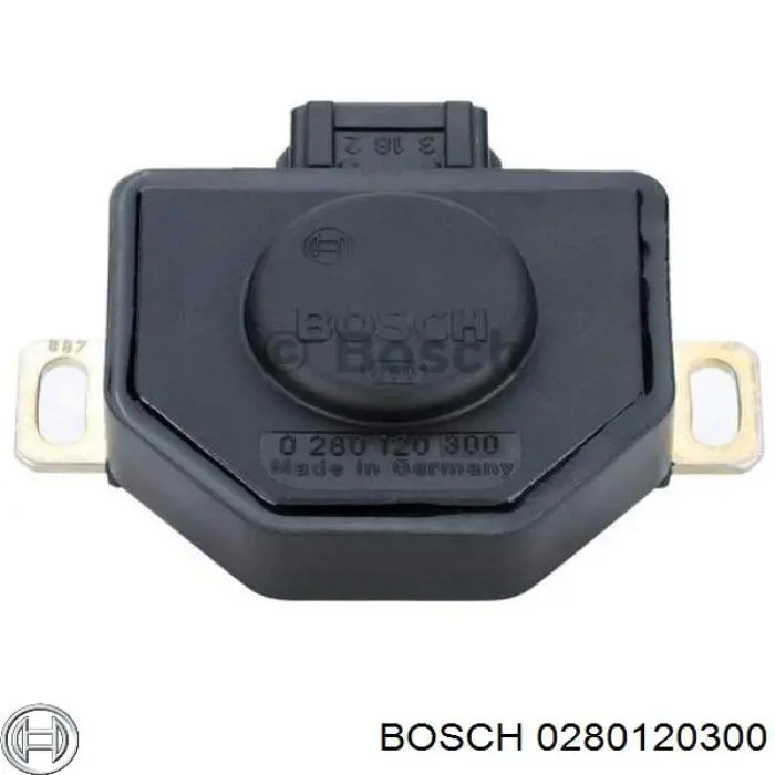 0280120300 Bosch Sensor de posição da válvula de borboleta (potenciômetro)