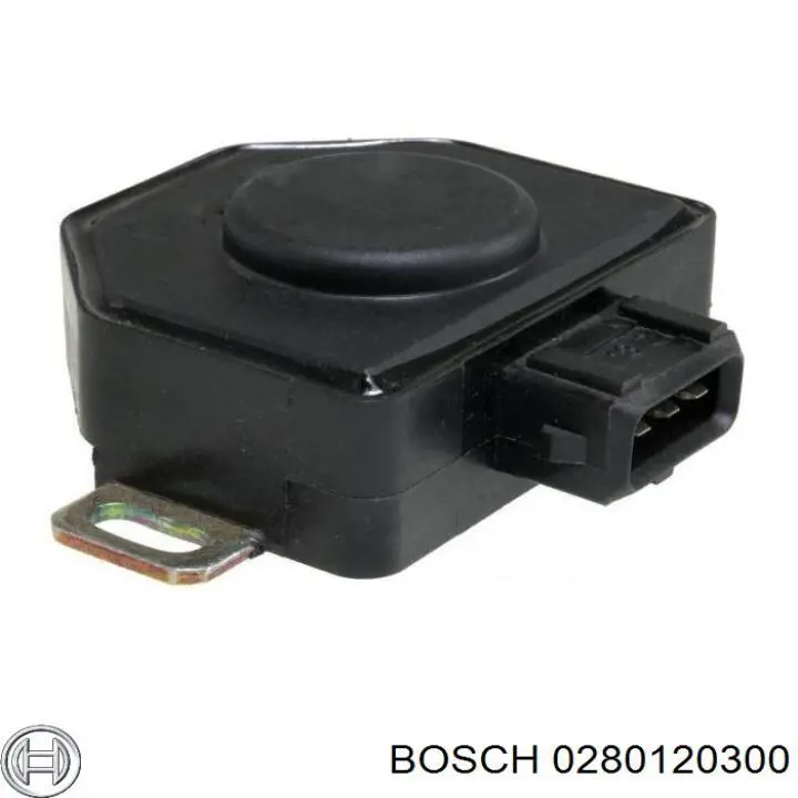 Sensor de posição da válvula de borboleta (potenciômetro) 0280120300 Bosch