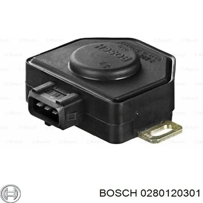 Compre 0280120301 Bosch Sensor de posição da válvula de borboleta (potenciômetro)