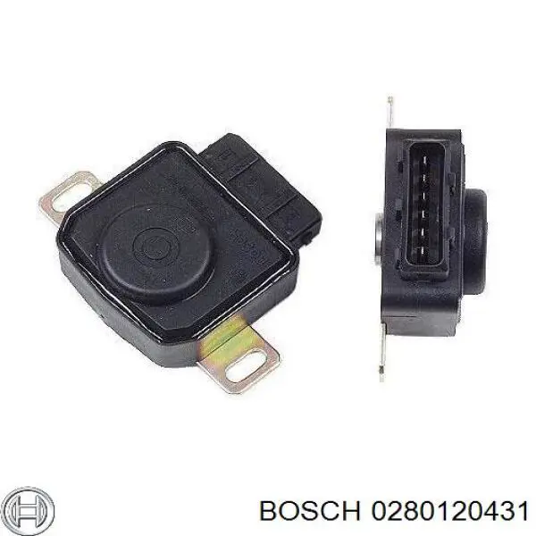 Sensor de posição da válvula de borboleta (potenciômetro) Bosch 0280120431 preço, a partir de 45,19 USD