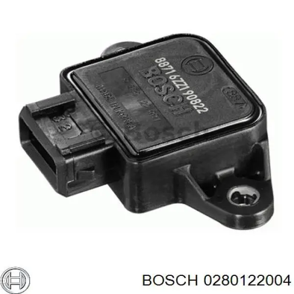 0280122004 Bosch Sensor de posição da válvula de borboleta (potenciômetro)