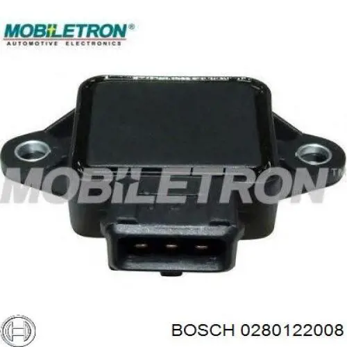 Sensor de posição da válvula de borboleta (potenciômetro) 0280122008 Bosch