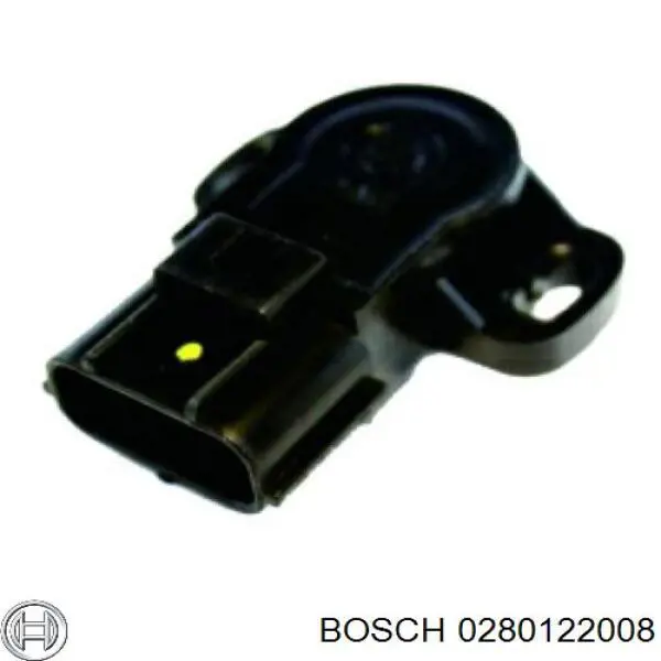 Sensor de posição da válvula de borboleta (potenciômetro) Bosch 0280122008